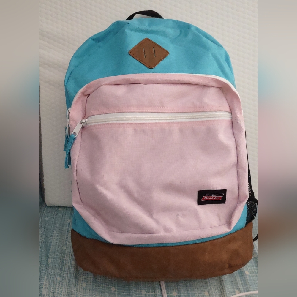 Dickies Blue and Pink Backpack